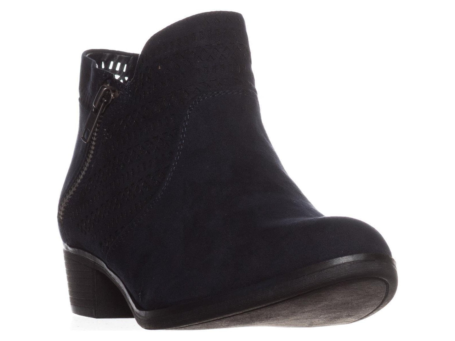 Botas femininas American Rag Abby de camurça sintética, pretas, tamanho 5,5 M