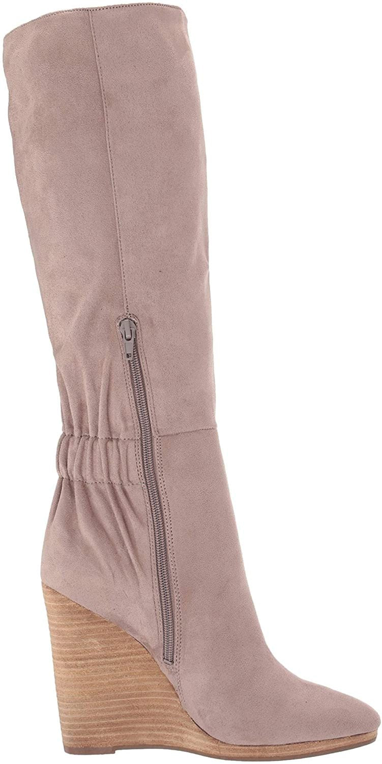 Botas casuais femininas Charles by Charles David, bota plataforma Hampton Suede, marrom, tamanho 8,5M