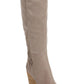Botas casuais femininas Charles by Charles David, bota plataforma Hampton Suede, marrom, tamanho 8,5M