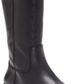 INC International Concepts Sapatos de montaria femininos Fawne Wide Calf Leather, pretos, tamanho 7W