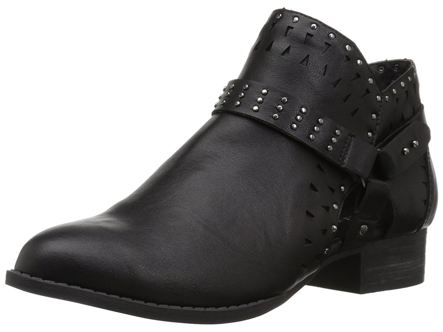 Madden Girl Ariizona Feminino Fechado Tornozelo Fashion Preto Tamanho 6,5 M