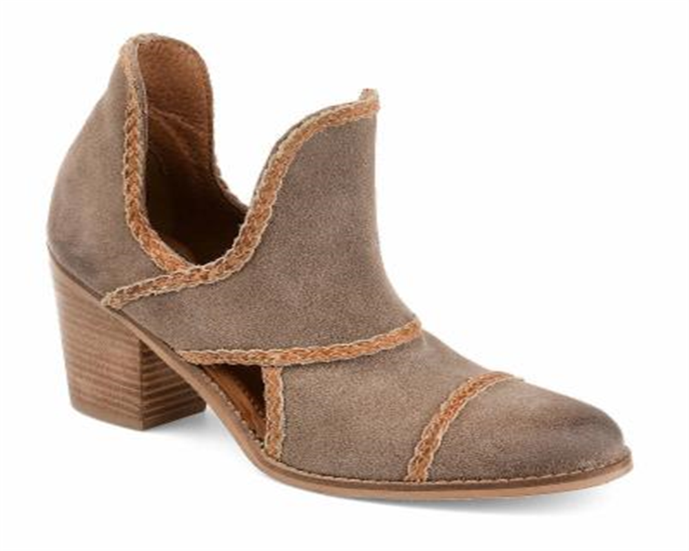 Botas femininas Journee Signature Courtny, marrom, tamanho 7