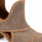 Botas femininas Journee Signature Courtny, marrom, tamanho 7