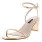 Sandália feminina Nine West Provein salto bloco rosa sintético tamanho 6,5