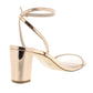 Sandália feminina Nine West Provein salto bloco rosa sintético tamanho 6,5