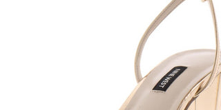 Sandália feminina Nine West Provein salto bloco rosa sintético tamanho 6,5