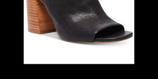 Sandália de salto Nasima feminina Steve Madden, preta, tamanho 9,5M