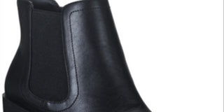 Botas femininas American Rag Morghan com palmilha acolchoada e bico redondo, pretas, tamanho 9 M