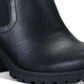 Botas femininas American Rag Morghan com palmilha acolchoada e bico redondo, pretas, tamanho 9 M