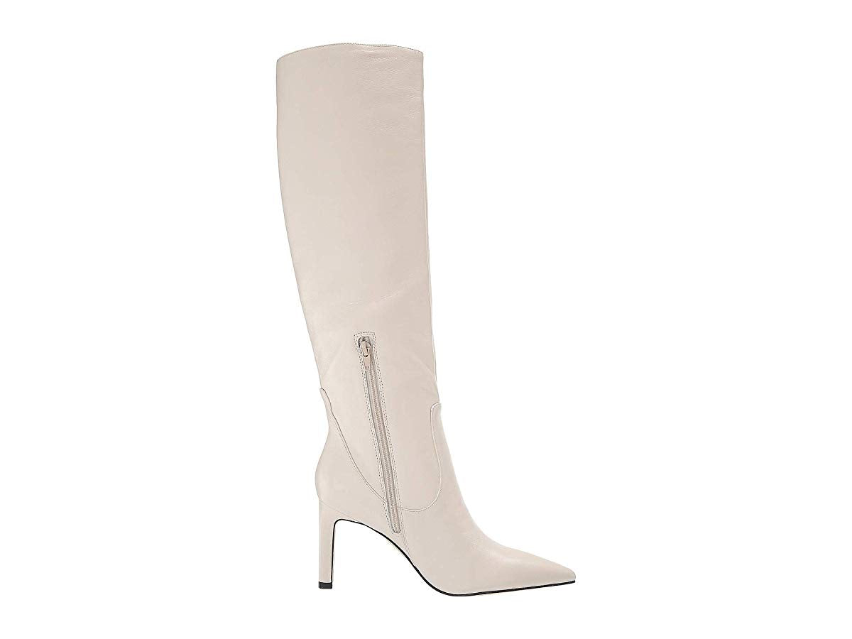 Bota feminina Nine West Maxim de cano alto, creme chique, marrom, tamanho 11 M