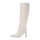 Bota feminina Nine West Maxim de cano alto, creme chique, marrom, tamanho 11 M
