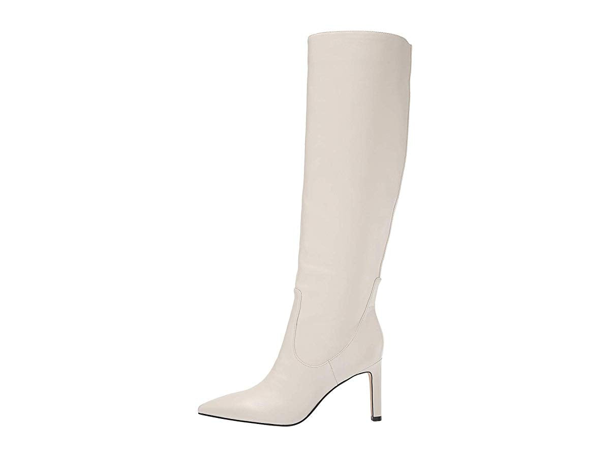Bota feminina Nine West Maxim de cano alto, creme chique, marrom, tamanho 11 M