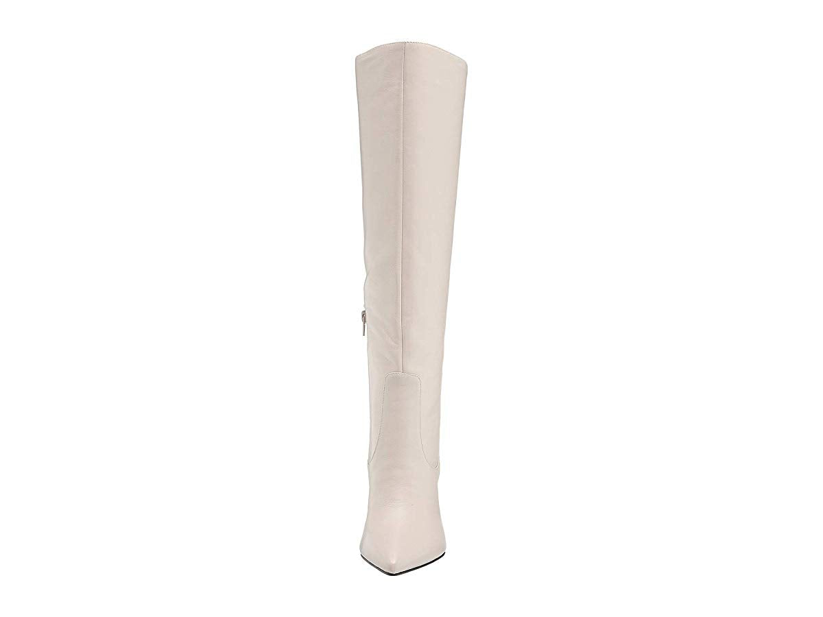 Bota feminina Nine West Maxim de cano alto, creme chique, marrom, tamanho 11 M