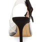 INC International Concepts Coletta Tecido Bico Fino SlingBack Feminino - Preto Tamanho 6 M