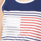 Tommy Hilfiger Regata Feminina Sem Mangas Azul Tamanho Médio