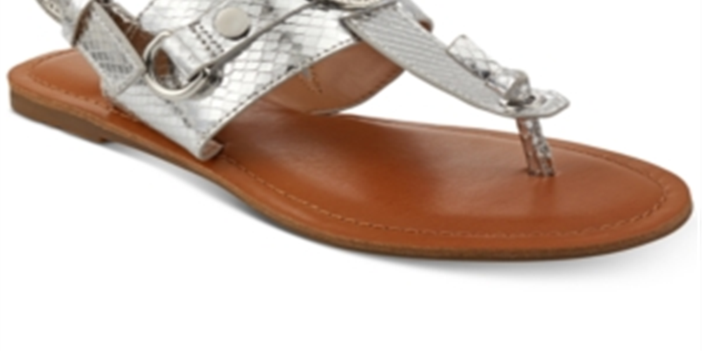 Sapatos baixos Tommy Hilfiger Luvee femininos - prateados, tamanho 9,5 M