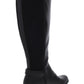 Botas de montaria femininas Alfani Kallumm Wide Calf em couro sintético, pretas, 7 m