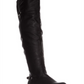 Botas femininas American Rag Adarra de cano alto, bico fechado, pretas, tamanho 9 M