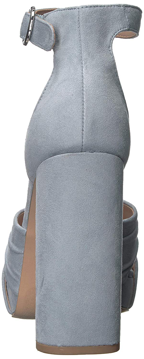 Sandália de salto Flora feminina BCBGeneration cinza tamanho 10 M