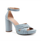 Sandália de salto Flora feminina BCBGeneration cinza tamanho 10 M