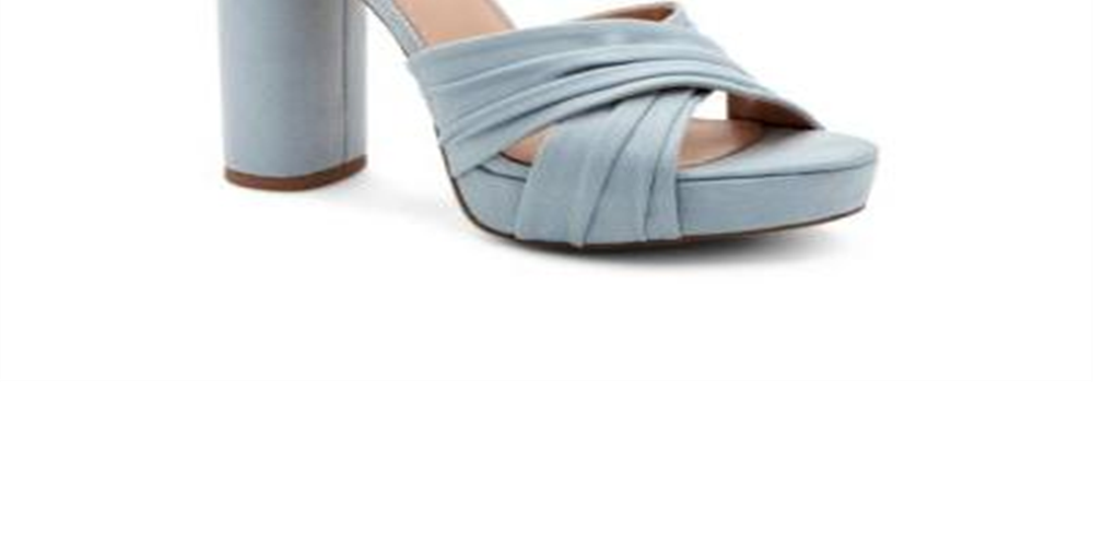 Sandália de salto Flora feminina BCBGeneration cinza tamanho 10 M