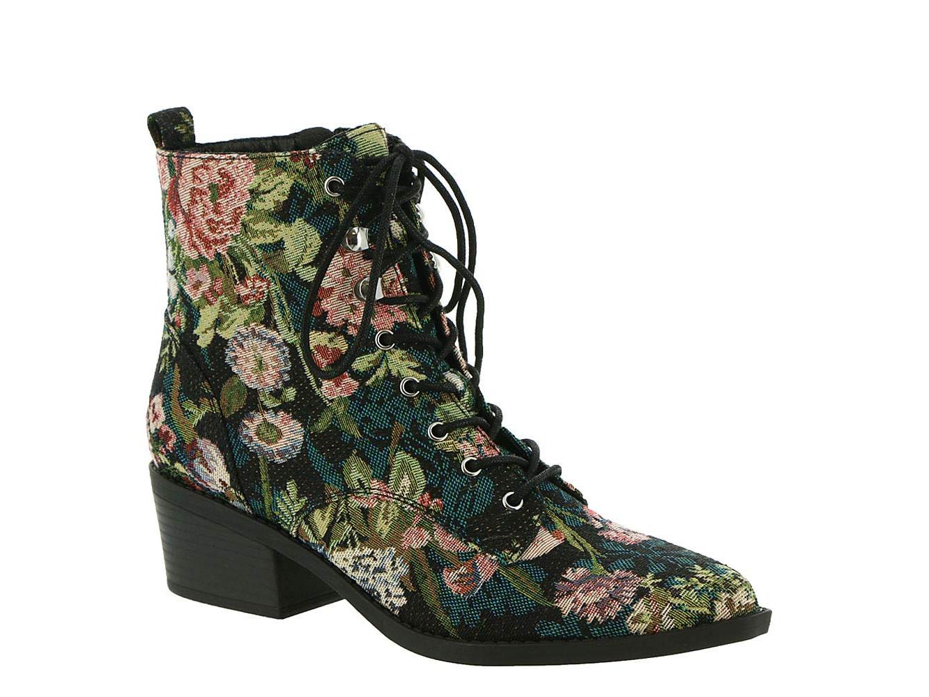 Botas femininas Yarine Indigo Rd., rosa, tamanho 6,5 M
