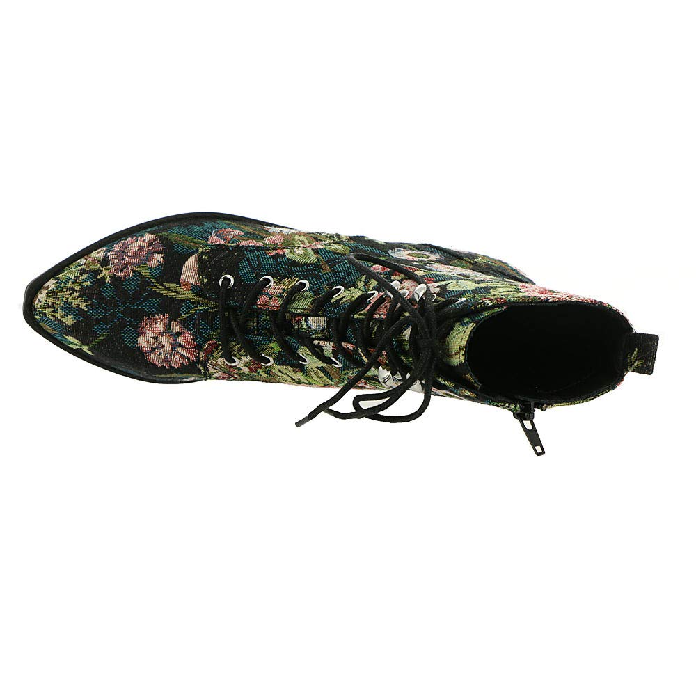 Botas femininas Yarine Indigo Rd., rosa, tamanho 6,5 M