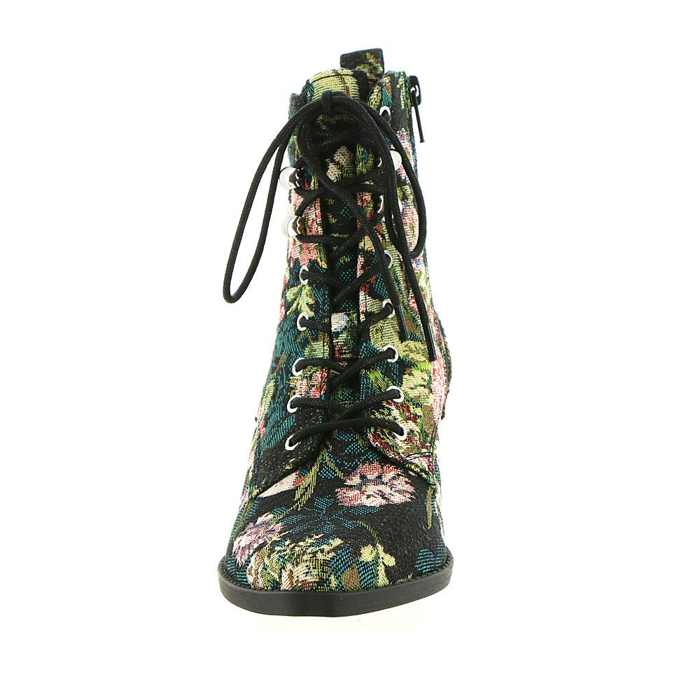 Botas femininas Yarine Indigo Rd., rosa, tamanho 6,5 M