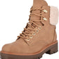 Botas femininas Indigo Rd. de couro Irard com bico fechado e cano curto para clima frio, tamanho 6 M, marrom