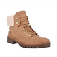 Botas femininas Indigo Rd. de couro Irard com bico fechado e cano curto para clima frio, tamanho 6 M, marrom