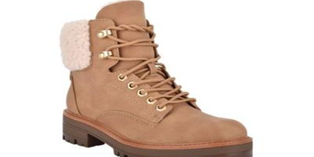 Botas femininas Indigo Rd. de couro Irard com bico fechado e cano curto para clima frio, tamanho 6 M, marrom