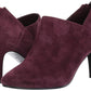 Bandolino Dawn Suede Comfort Shooties Feminino Vermelho Tamanho 6,5 M
