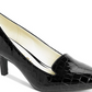 Scarpin clássico feminino Anne Klein Felice bico fino preto - tamanho 6,5 M
