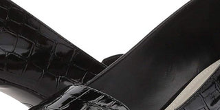 Scarpin clássico feminino Anne Klein Felice bico fino preto - tamanho 6,5 M