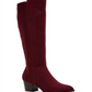 Botas sociais femininas Myranda da Style &amp; Co, vermelhas, tamanho 6 M