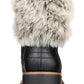 Botas femininas JOJO de couro sintético com zíper, tamanho 5,5 M, pretas, da Sun + Stone