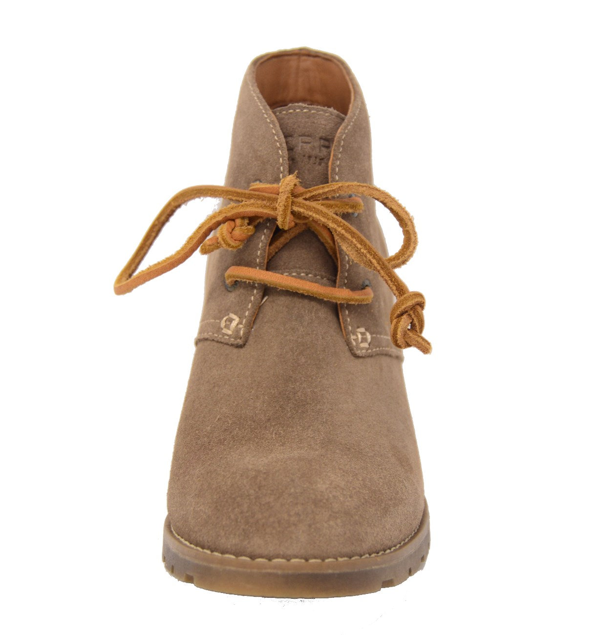 Botas femininas Sperry Celeste Prow Wedge Ankle Booties, marrom, tamanho 7 M