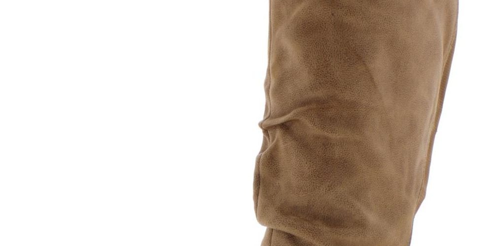 Botas de montaria femininas Baretraps Yanessa de camurça sintética, tamanho 5,5 M, marrom