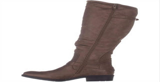 Baretraps Womens Yanessa Faux Suede Tall Riding Boots Brown Size 5.5 M