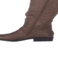 Botas de montaria femininas Baretraps Yanessa de camurça sintética, tamanho 5,5 M, marrom