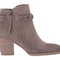 Sam Edelman feminino Minetta Flint Velutto camurça couro cinza tamanho 7 M