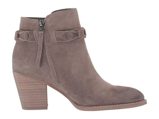 Sam Edelman feminino Minetta Flint Velutto camurça couro cinza tamanho 7 M