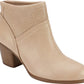 Botas femininas White Mountain Galveston com salto alto, antiderrapantes e acolchoadas, bico amendoado, zíper, marrom, tamanho 8,5 M