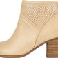 Botas femininas White Mountain Galveston com salto alto, antiderrapantes e acolchoadas, bico amendoado, zíper, marrom, tamanho 8,5 M