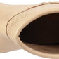 Botas femininas White Mountain Galveston com salto alto, antiderrapantes e acolchoadas, bico amendoado, zíper, marrom, tamanho 8,5 M