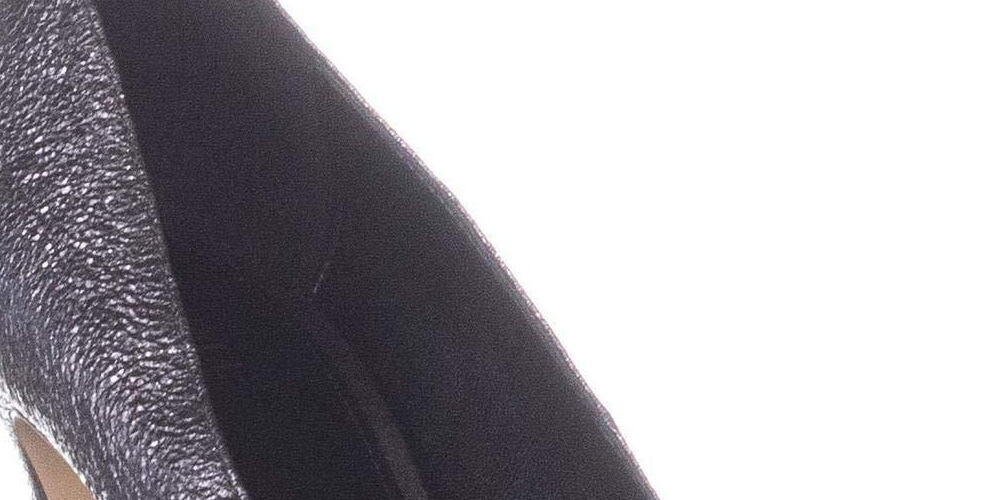 Michael Kors Antoinette Couro Fechado Clássico Scarpin Feminino Prata Tamanho 9 M