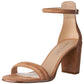 Sandália de salto Lex Kenneth Cole feminina marrom tamanho 6 M