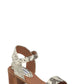 Sandália de salto Steve Madden April para mulheres, cobra natural, tamanho 5,5 M