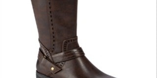 Bota de cano alto Abram Baretraps feminina, cinza, tamanho 5,5 M