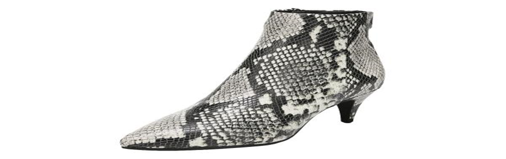 Botas femininas Kirby curtas de bico fino Circus By Sam Edelman, pretas, tamanho 5 M